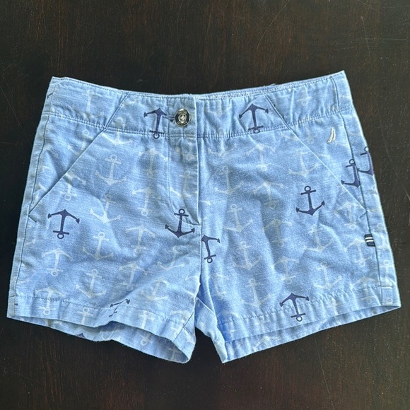 Nautica Blue Casual Shorts Relaxed Fit anchors - Picture 1 of 2